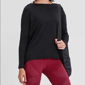 BOSSI Women’s Black Saturday Long Sleeve Top Size XS